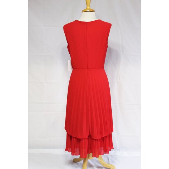 Dollar Fashion #1550-Chiffon Formal Dress W/Jacket-Size XL in Red NEW W/Tags - Picture 3 of 4
